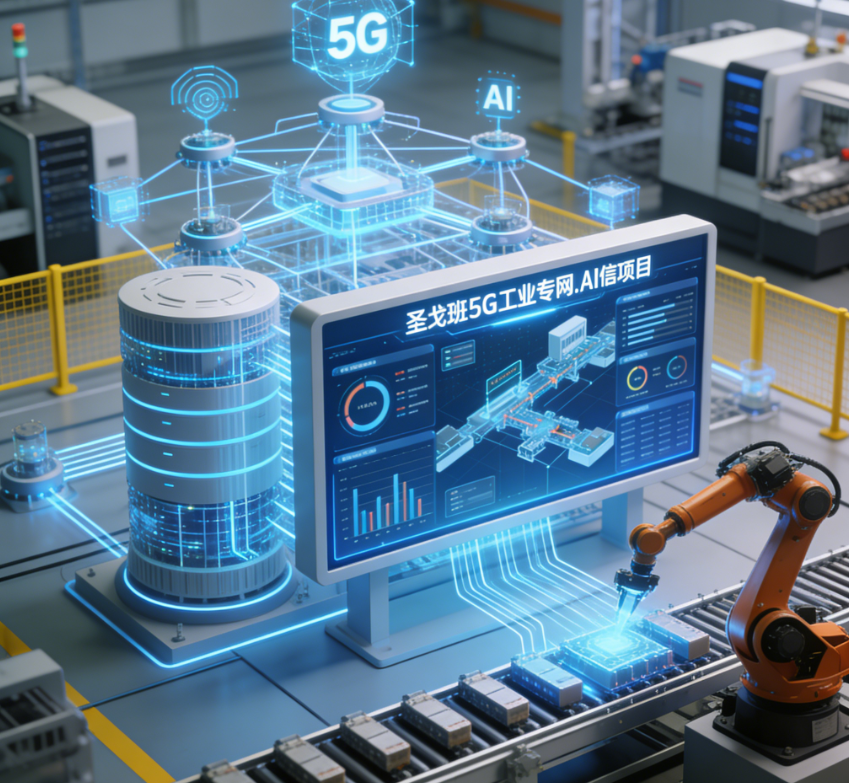 圣戈班5G工业专网及AI应用项目（智能制造标杆）